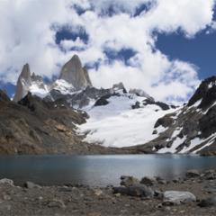 El Fitz Roy en pantalla gigante