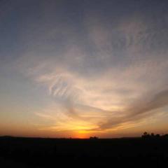Atardecer en el campo