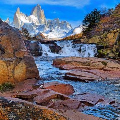 Fitz Roy y cascadita