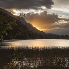 nos sorprendio el atardecer...